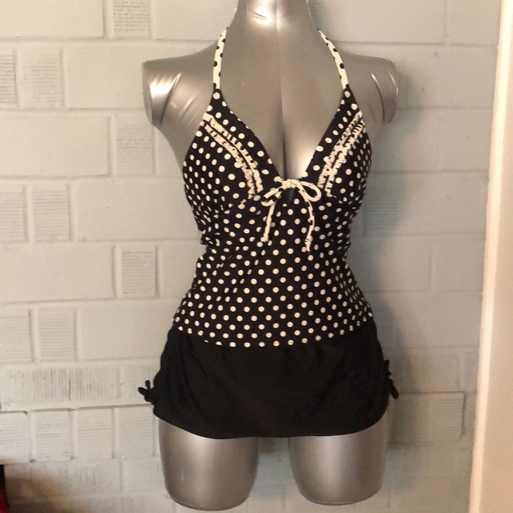 Bundle of 3: tankini, skirtini & bikini top size S